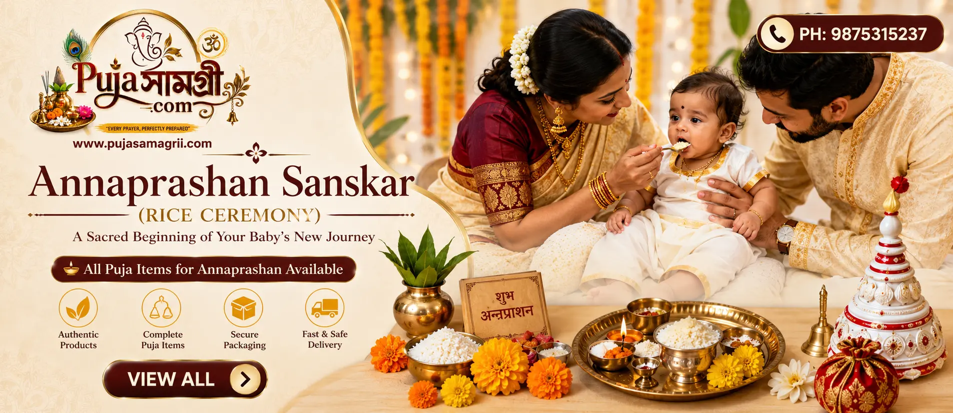 Puja Samagri Online – Complete Puja Kits & Dashakarma Items