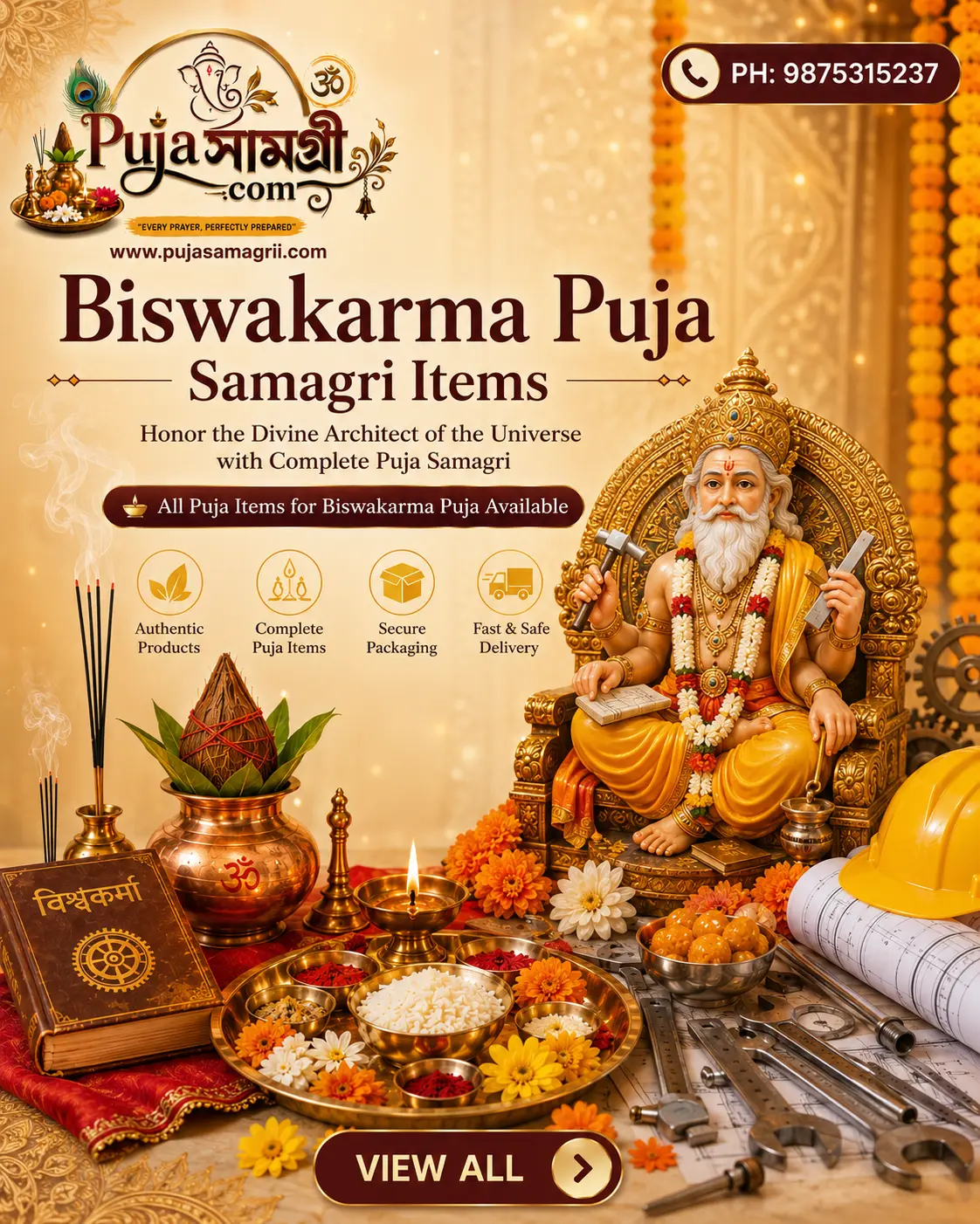 Puja Samagri Online – Complete Puja Kits & Dashakarma Items