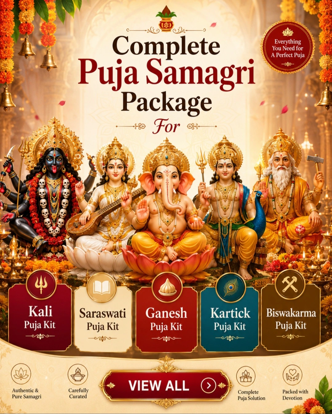 Puja Samagri Online – Complete Puja Kits & Dashakarma Items