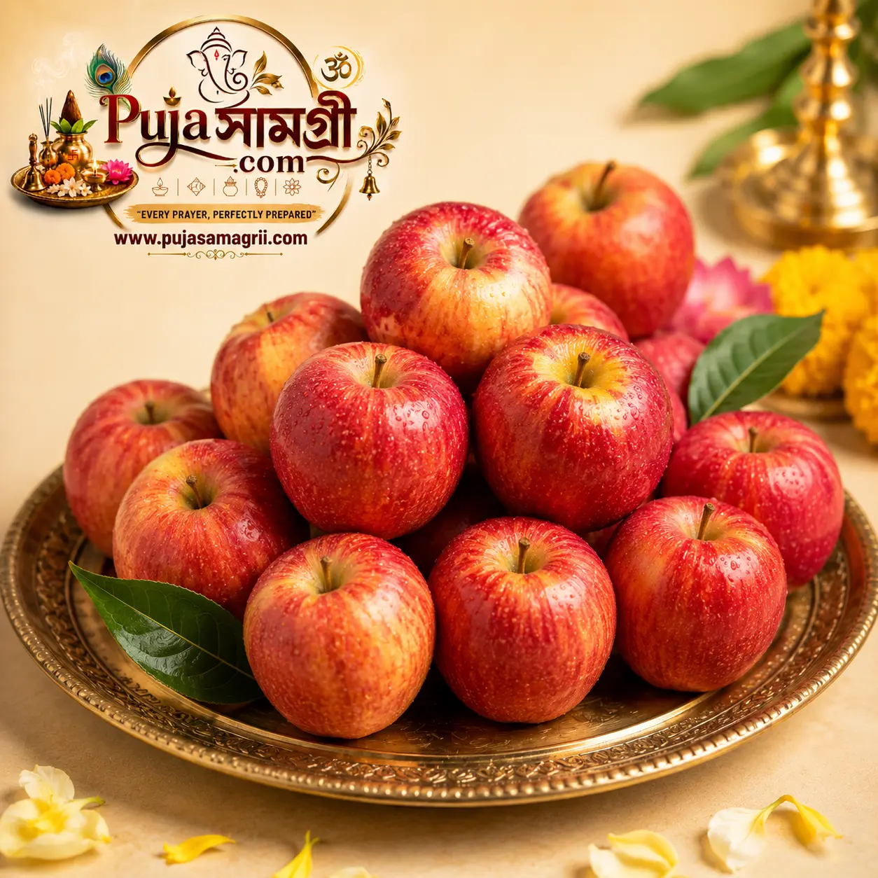 Fresh Apple for Puja Online | PujaSamagrii.com